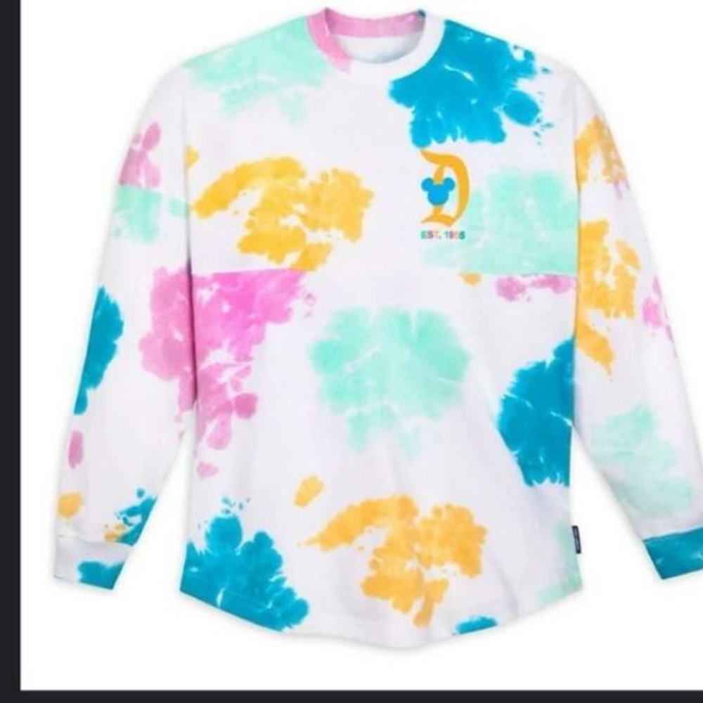 Disney Long Sleeve Tie-Dye Shirt